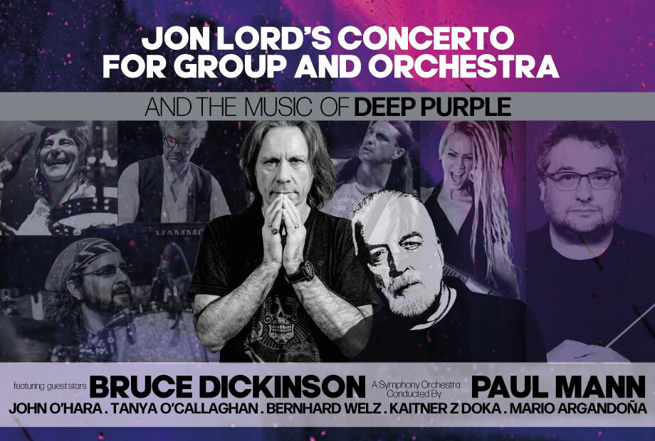 Bruce Dickinson no Brasil: turnê que celebra a música de Jon Lord & Deep Purple começa esta semana!