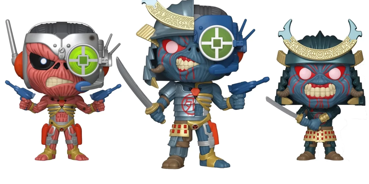 Iron Maiden Lança Novas Figuras Funko Pop de Eddie Inspiradas na Turnê The Future Past